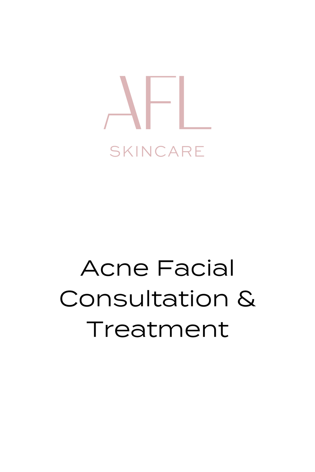Acne Consultation and Acne Facial